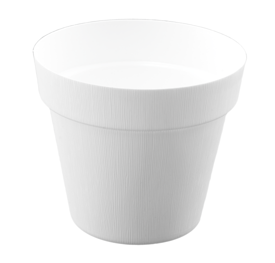 Plastic Pot -medium- WHITE