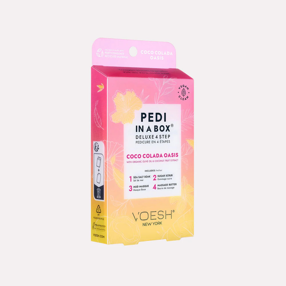Voesh Pedi in a Box Deluxe 4 Step - Coco Colada Oasis