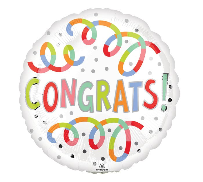 Congrats Air Filled Balloon