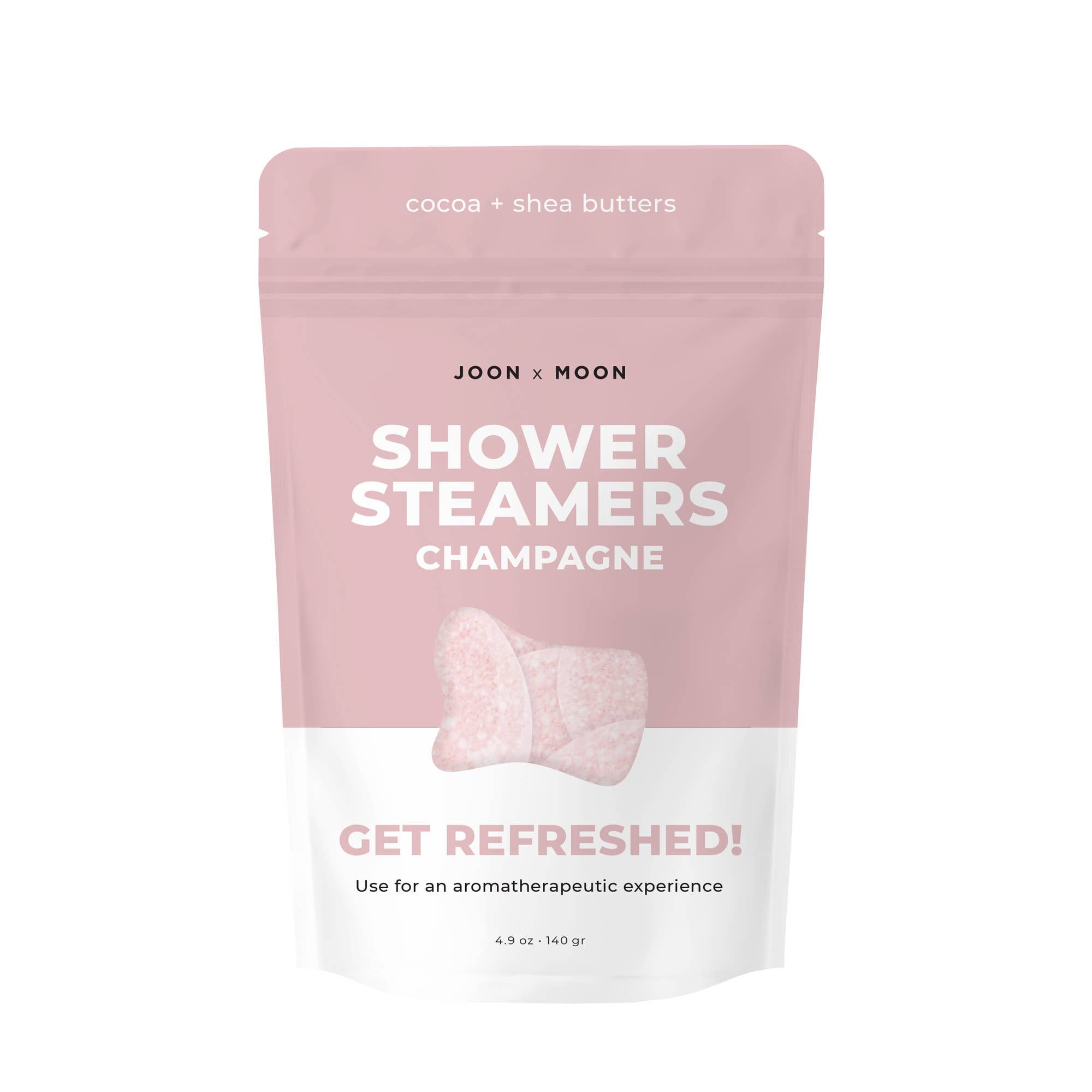 Champagne Shower Steamer Pouch