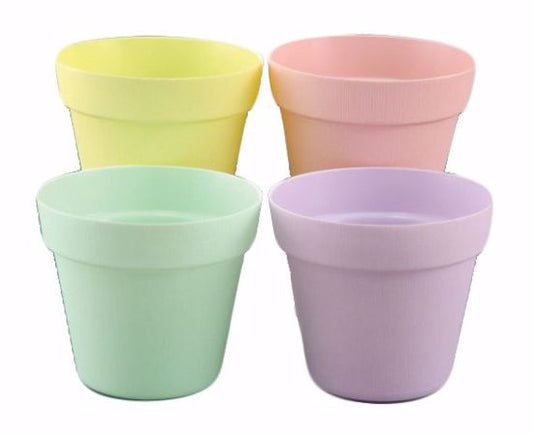 Plastic Pot -medium- SOFT GREEN
