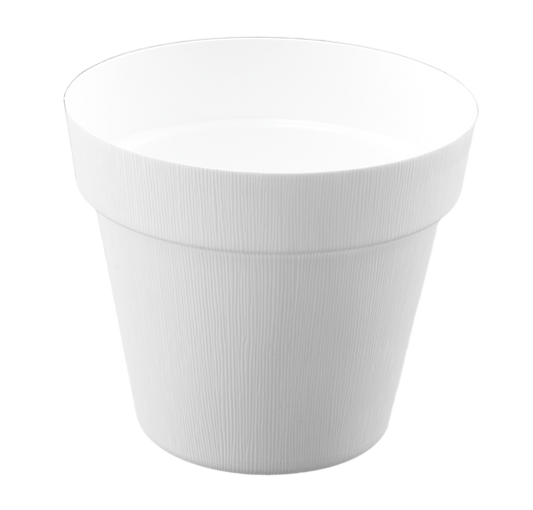 Plastic Pot -medium- WHITE