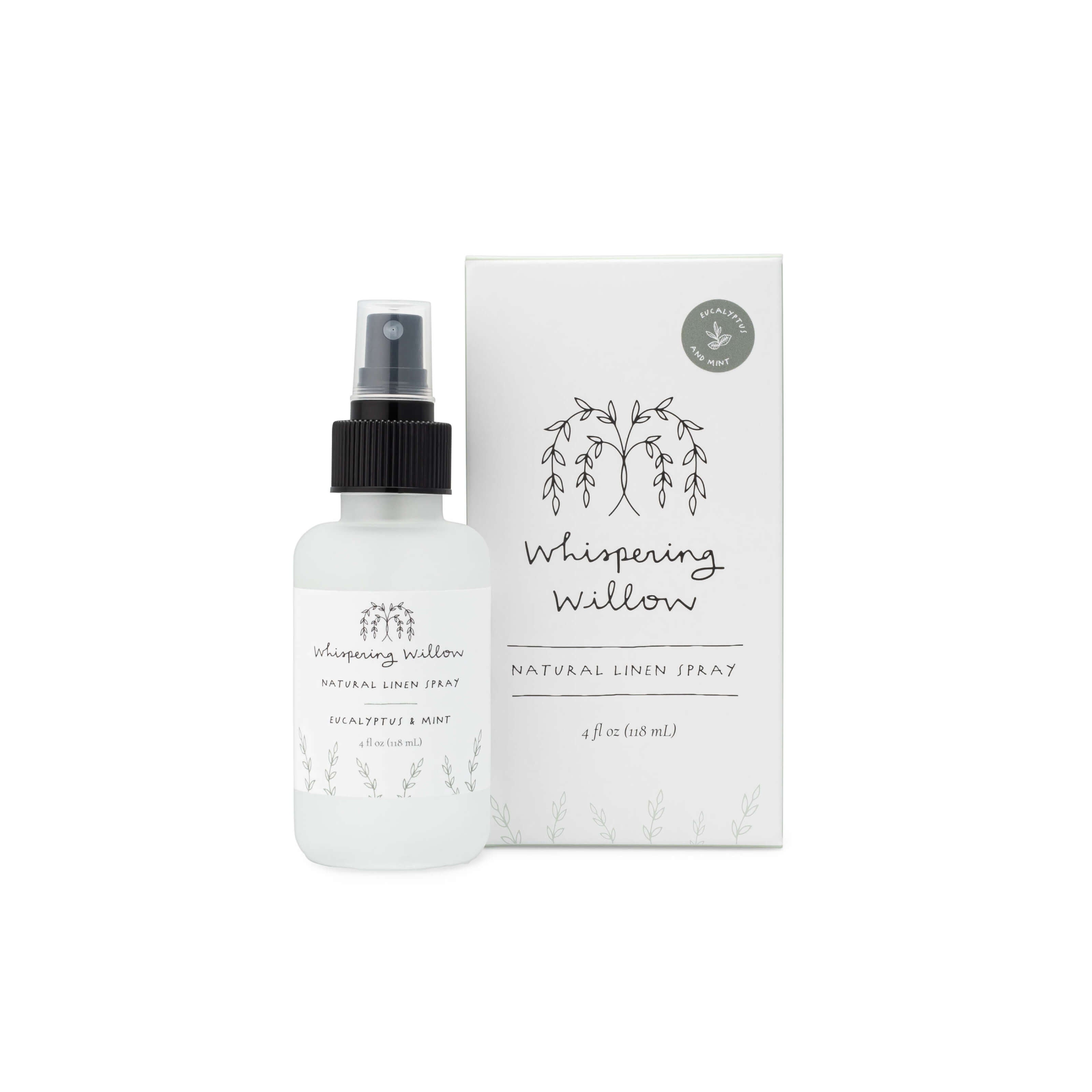 Eucalyptus & Mint Linen Spray - 4oz Glass Bottle