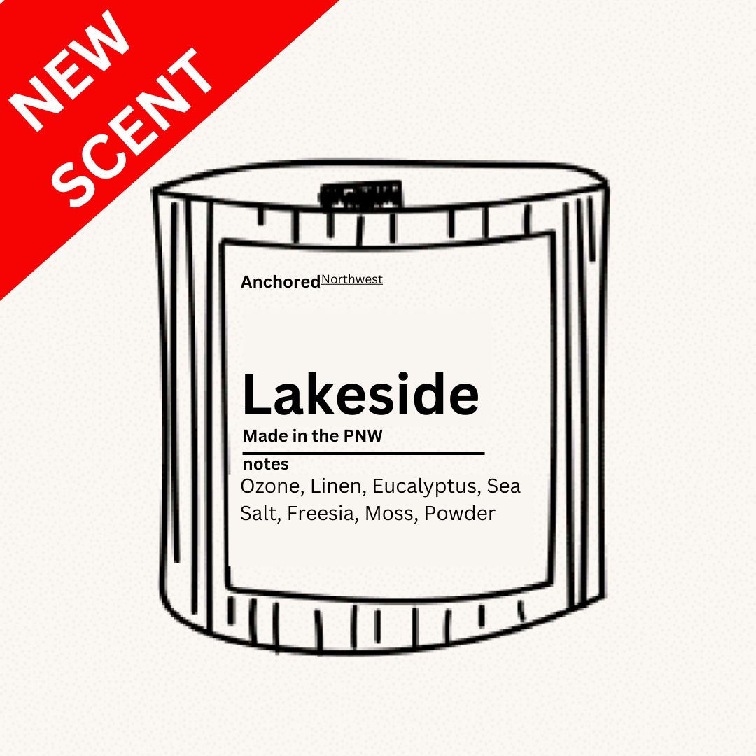 Lakeside Wood Wick Rustic Farmhouse Soy Candle: 10oz