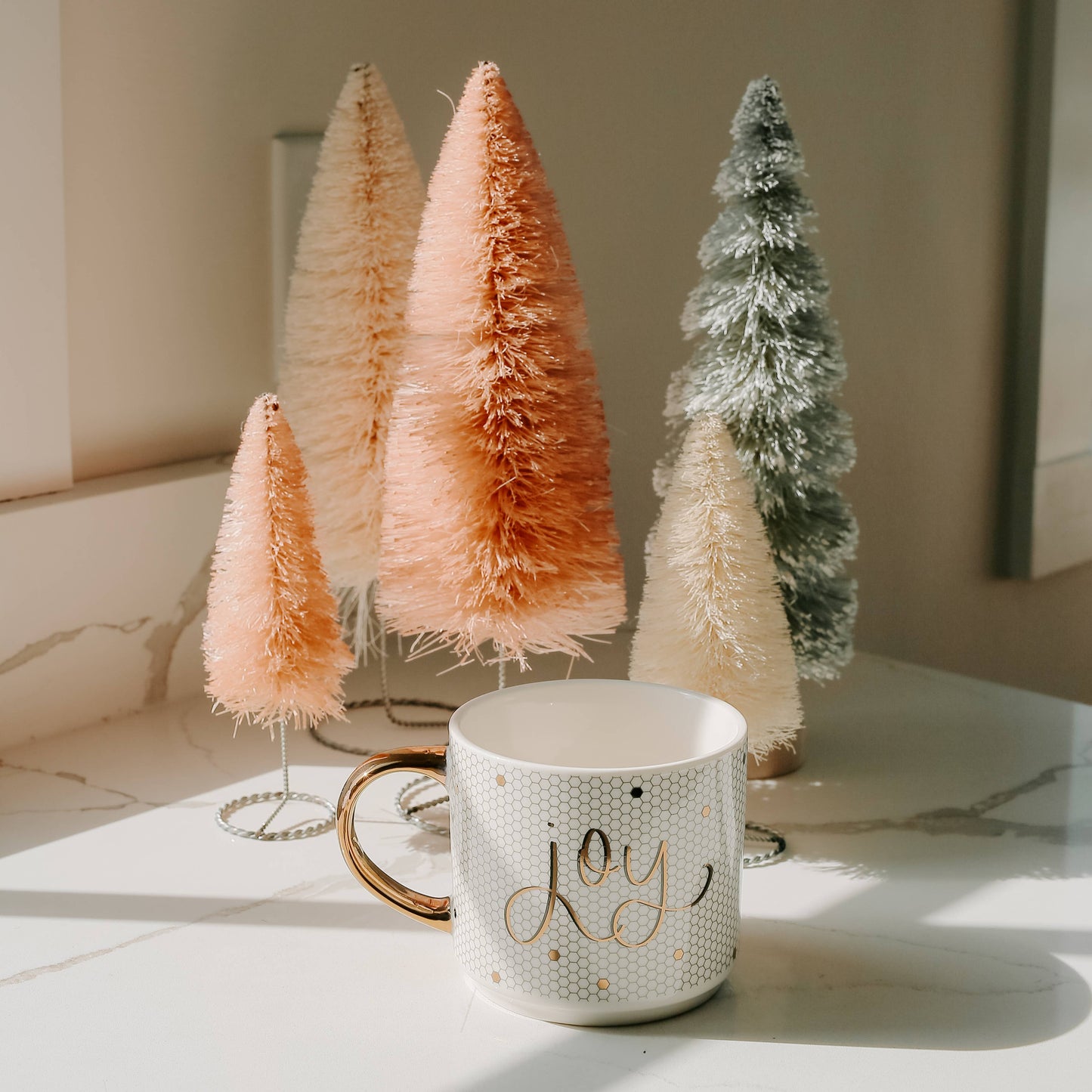 Joy Gold Tile Coffee Mug