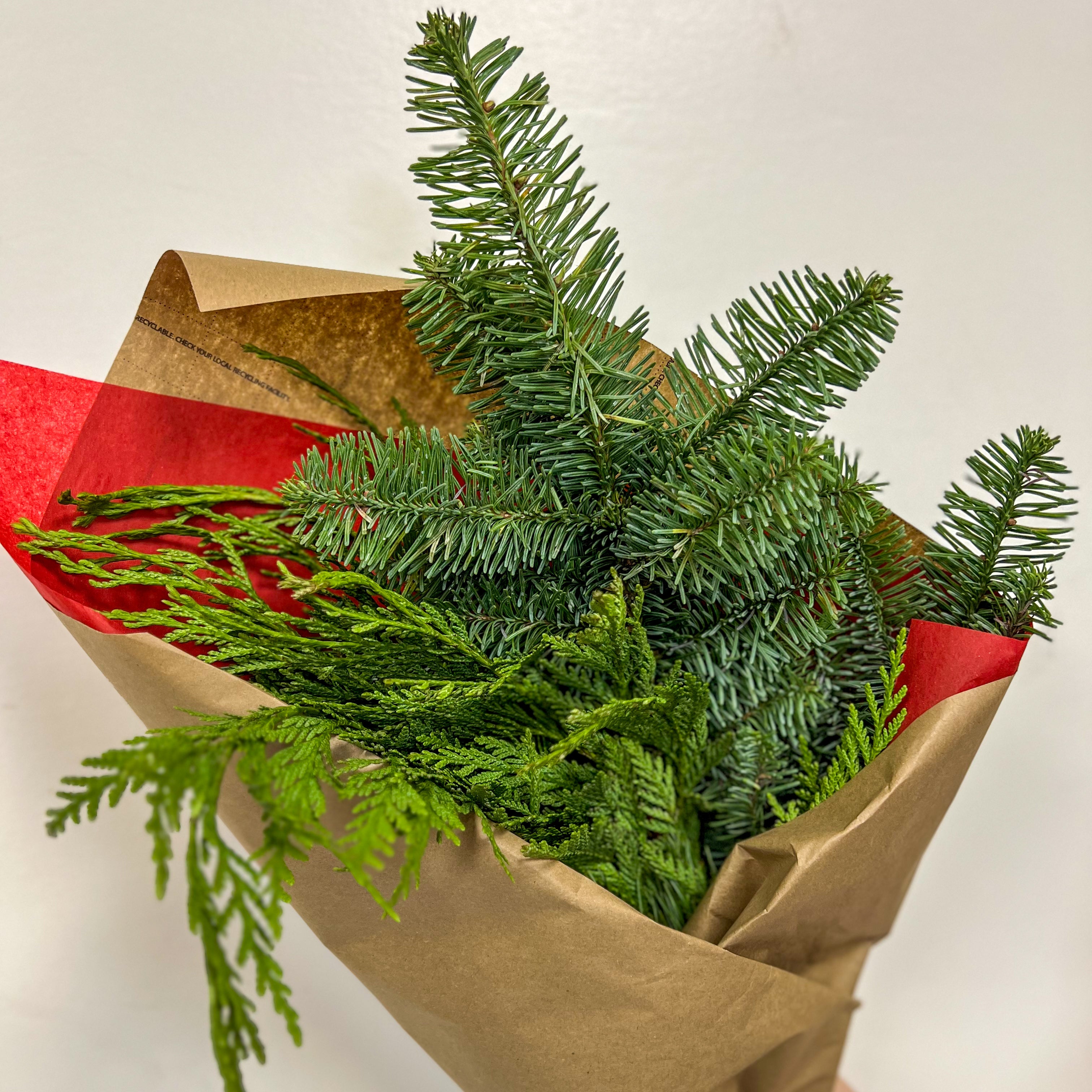 Winter Woodland Mixed Evergreen Bouquet