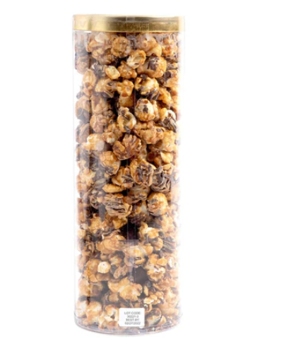 Peanut Butter Chocolate Popcorn Snack Tube