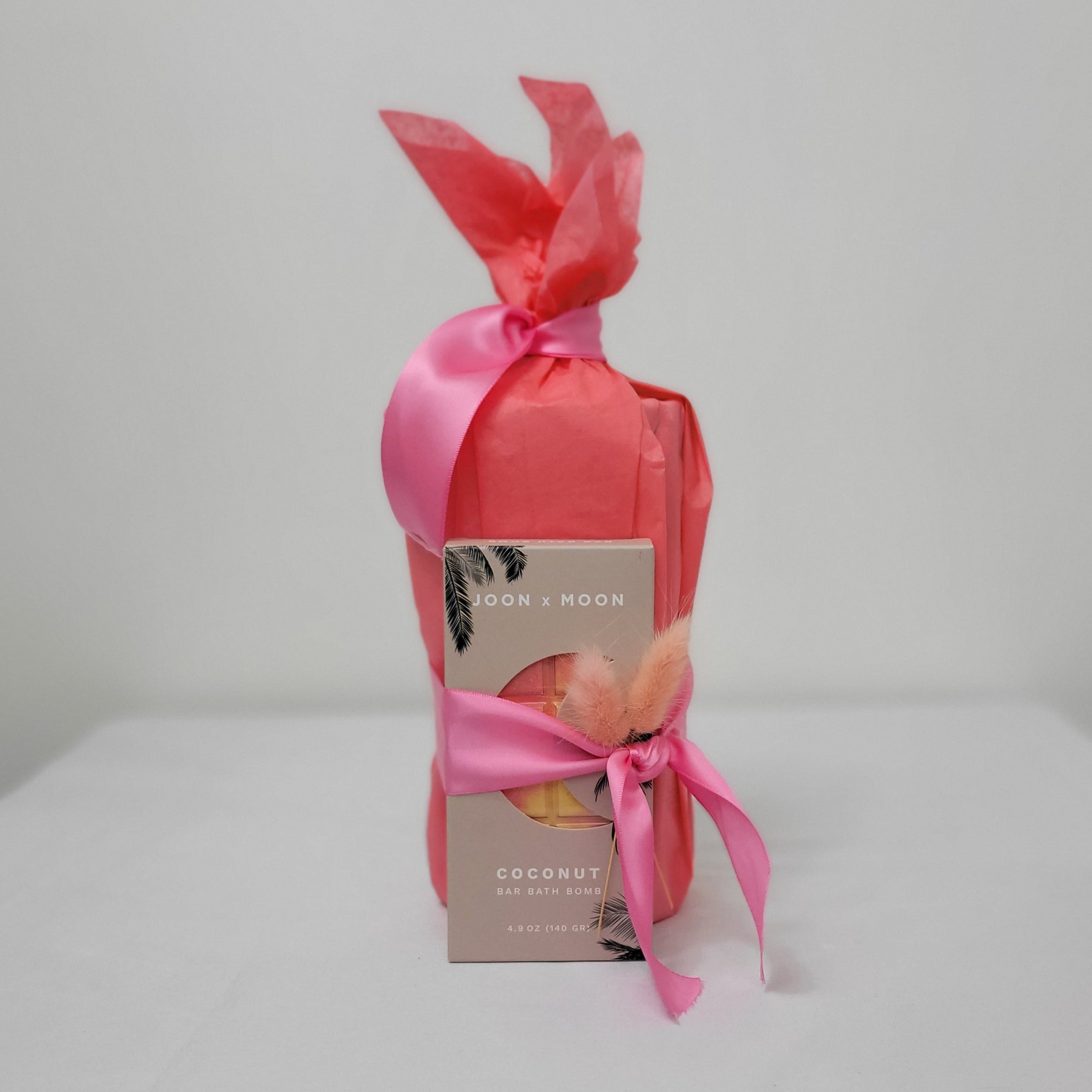 Birthday gift with Brumate Neon Pink Hopsulator, Coconut Bath Bomb Bar