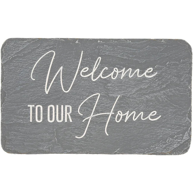 Garden Stepping Stone - "Welcome To Our Home"