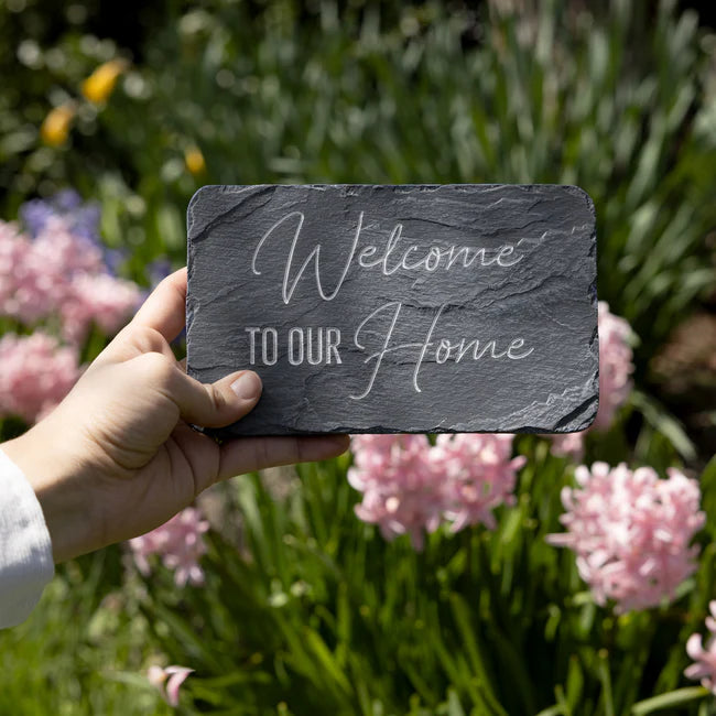 Garden Stepping Stone - "Welcome To Our Home"