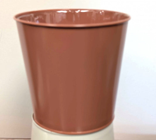 Metal Pot -medium- ORANGE