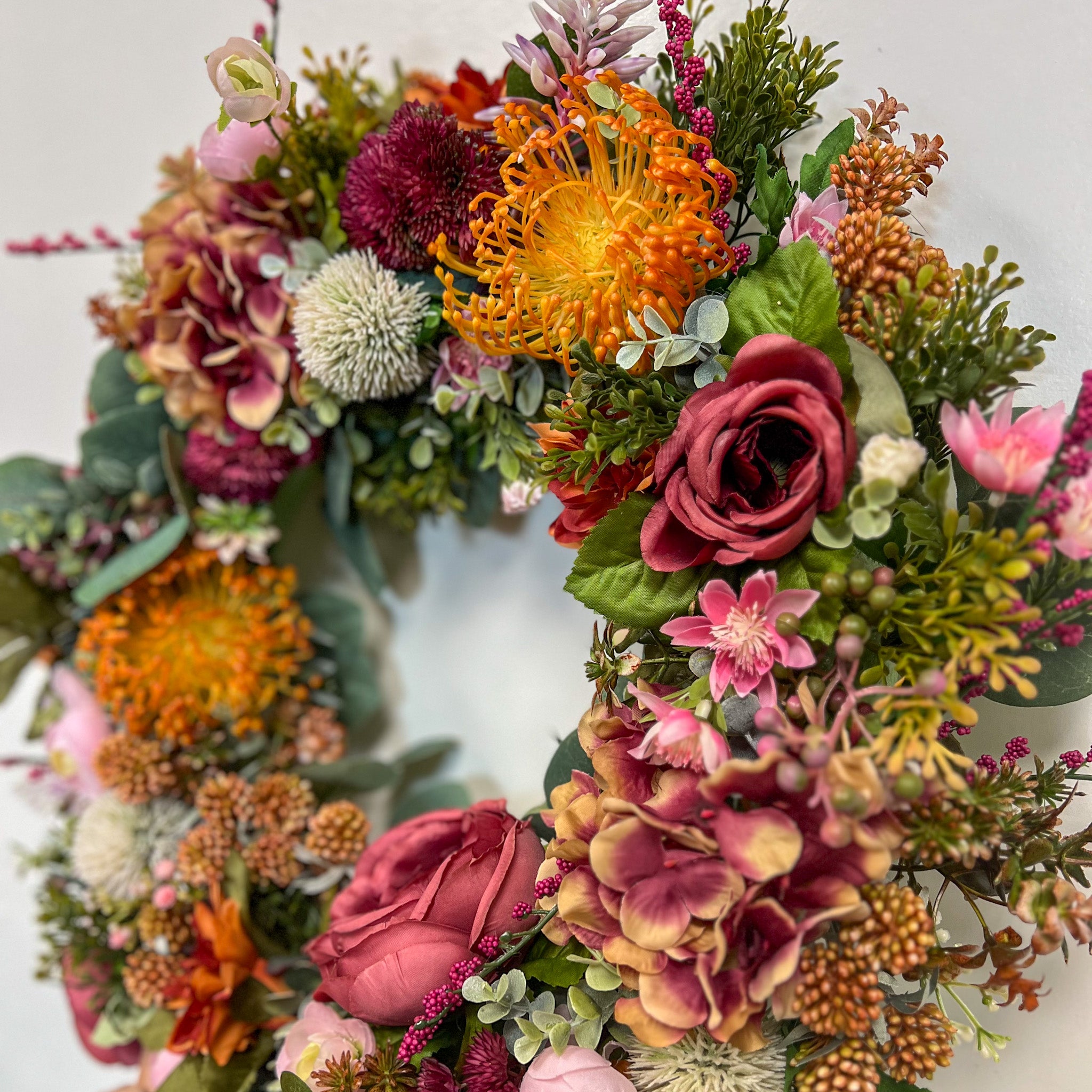 Sunset Serenade Silk Wreath