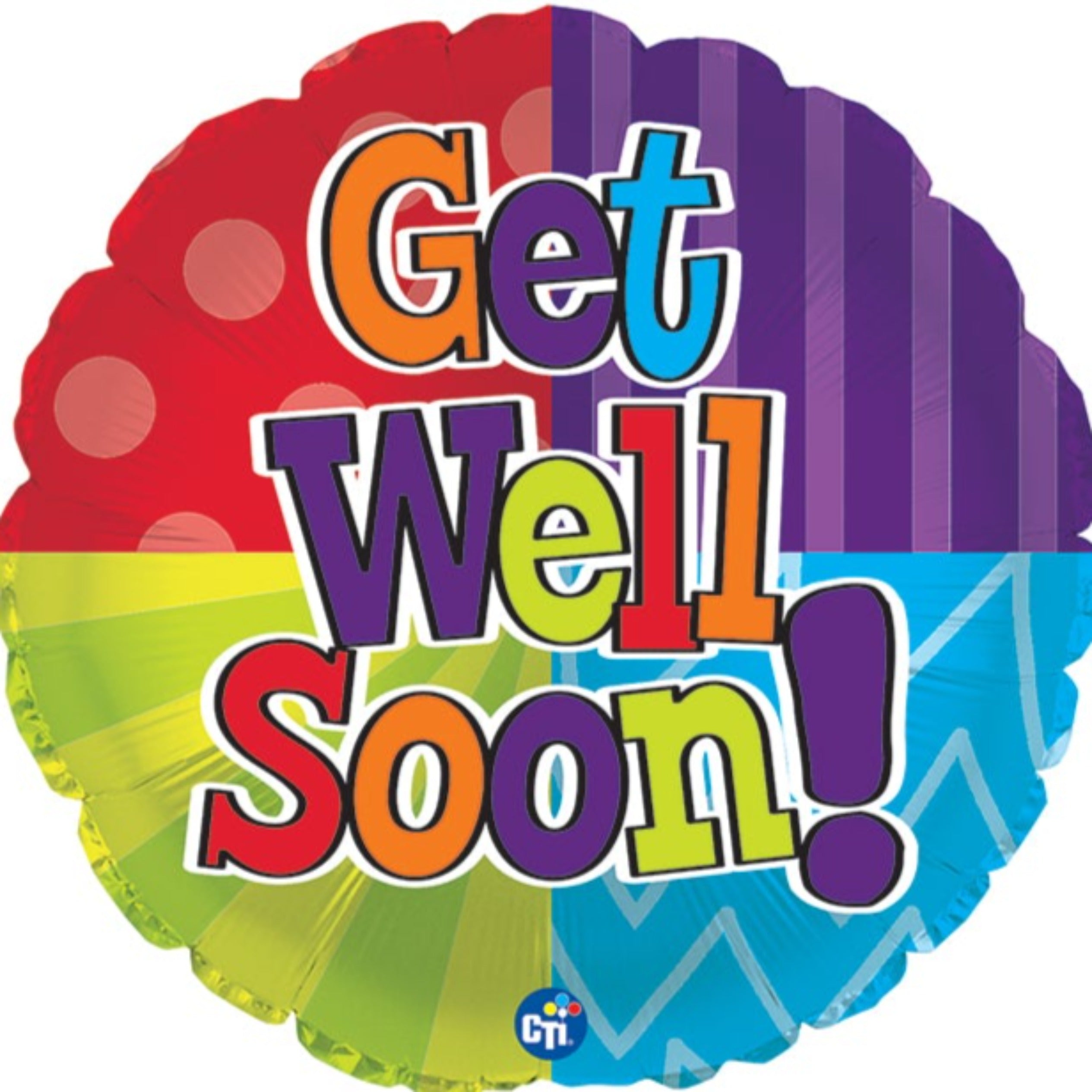 Get Well Balloon Package