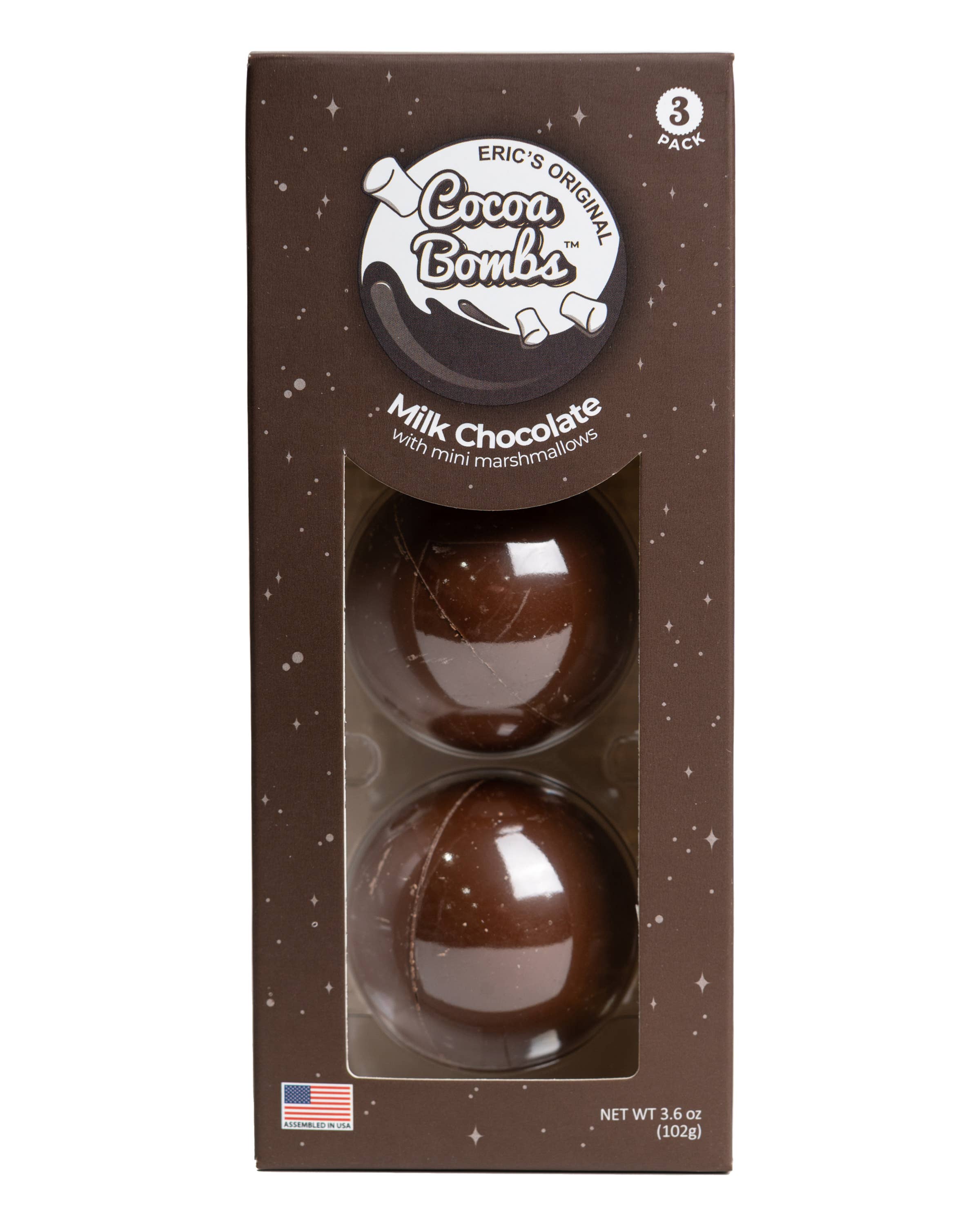 Milk Chocolate Cocoa Bombs - 3 Pack