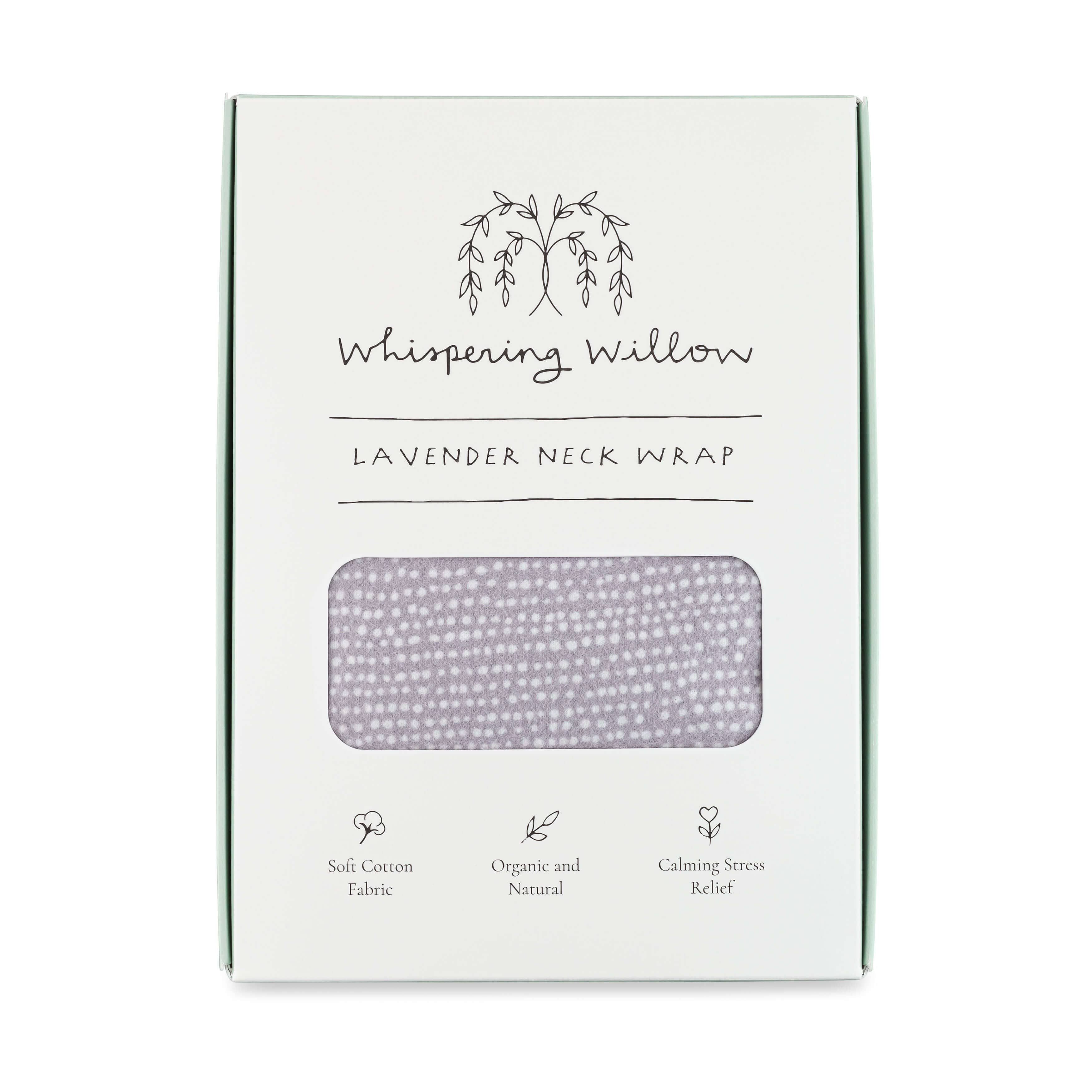 Lavender Scented Hot/Cold Neck Wrap - Tranquil Gray