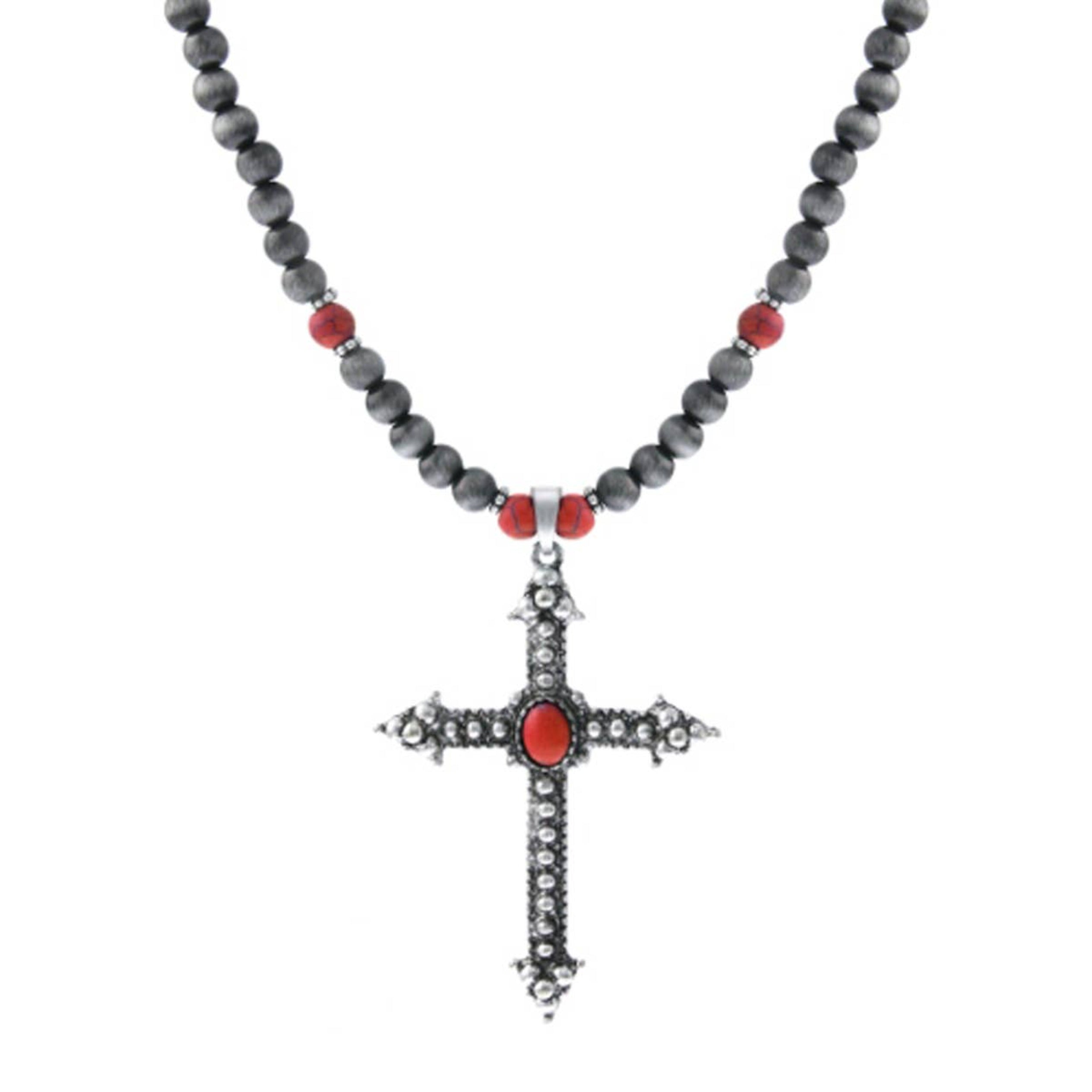 Red Cross Necklace