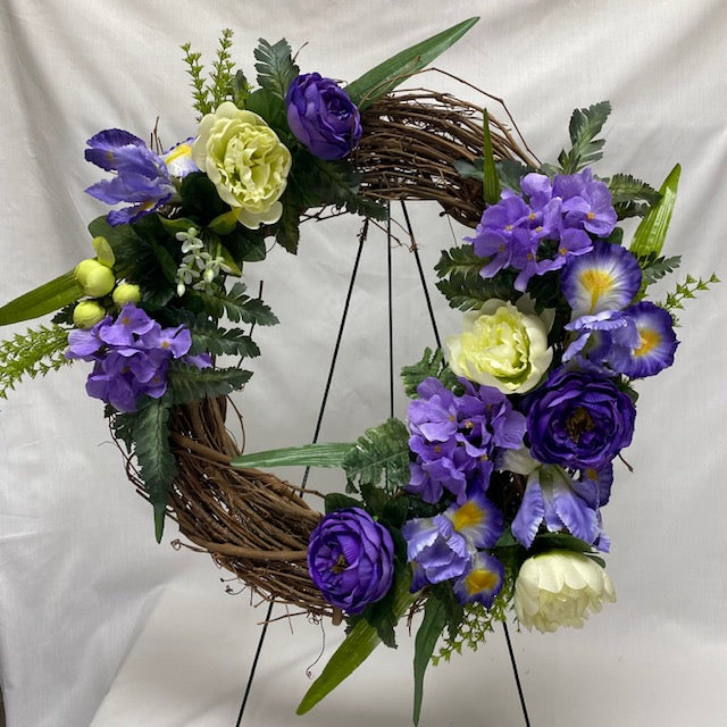 Color Me Purple - Silk Wreath