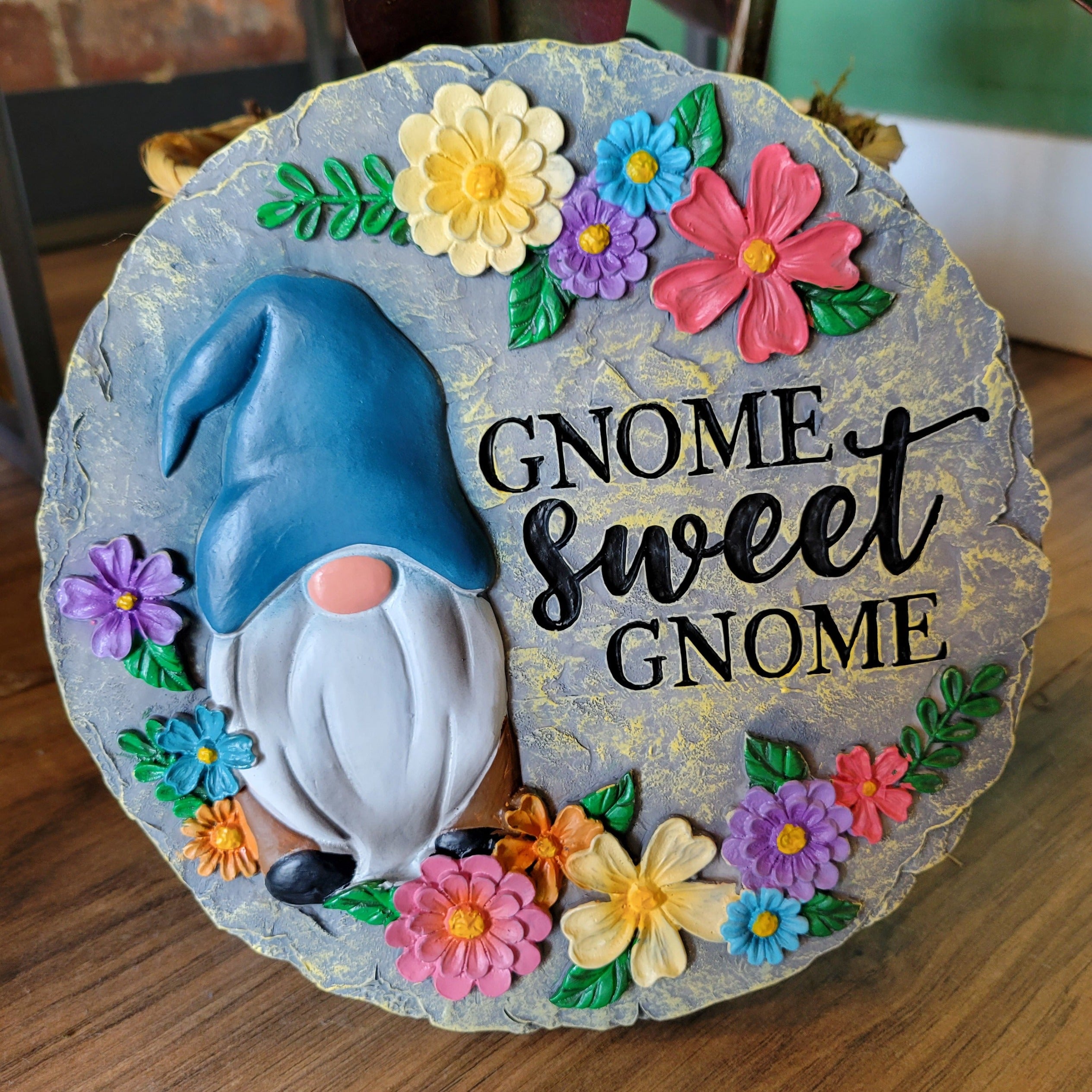 Gnome Sweet Gnome Garden Stone