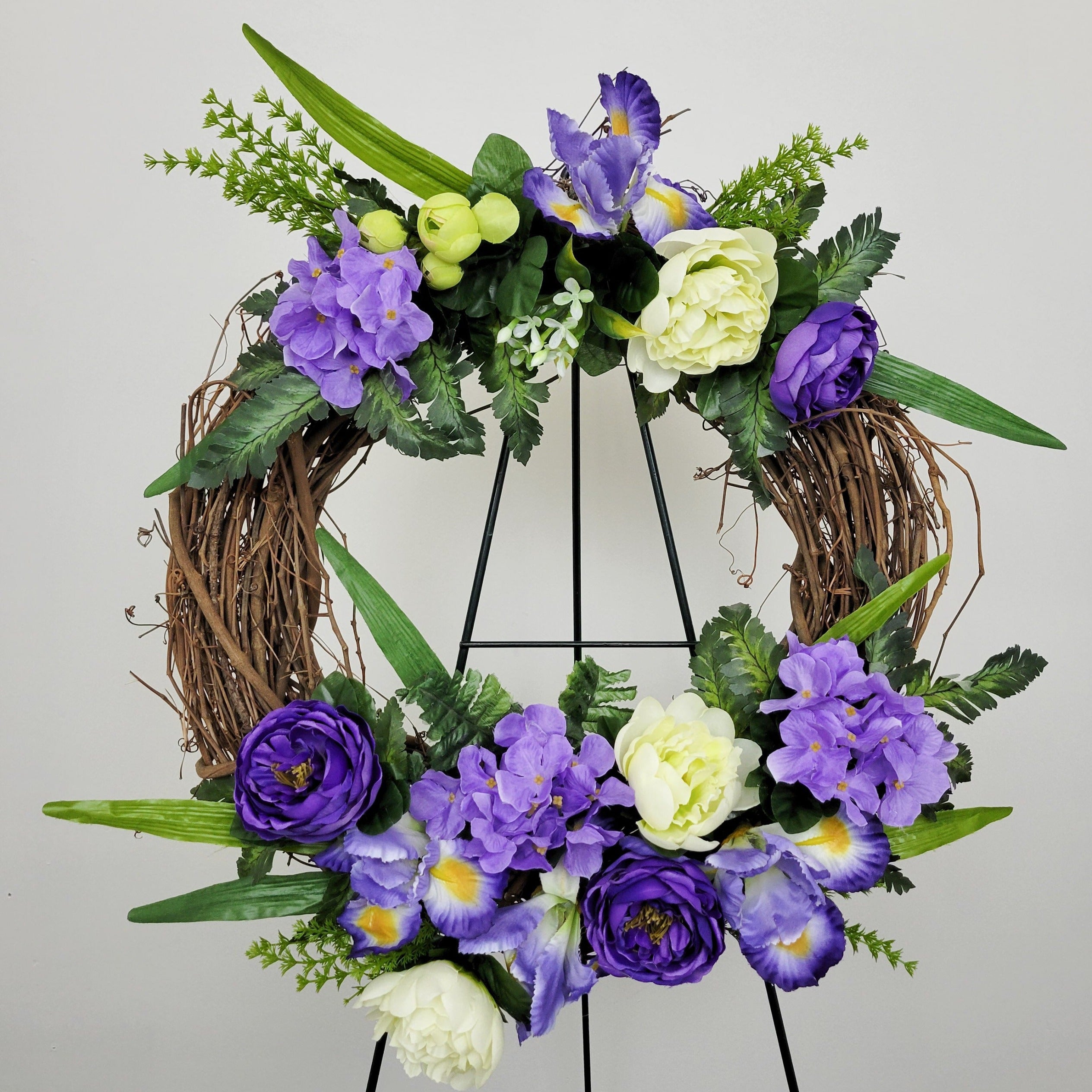 Color Me Purple - Silk Wreath